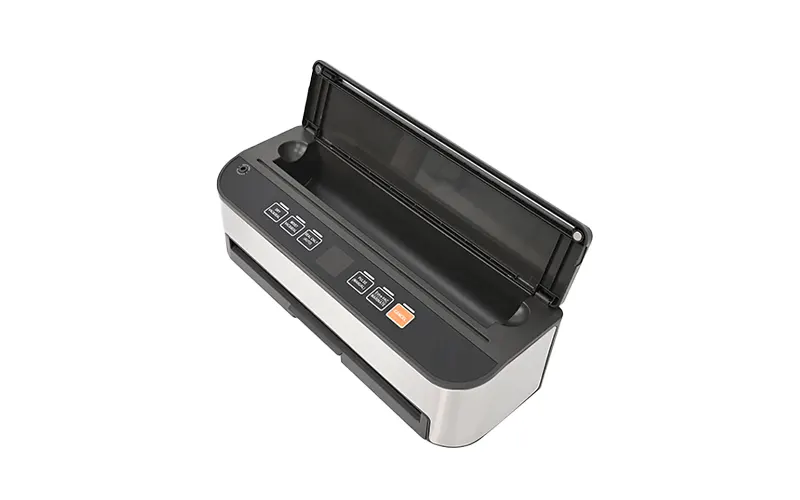 Selladora al vacío compacta automática para alimentos