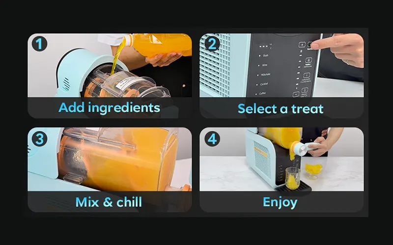 Máquina de helados de granizado