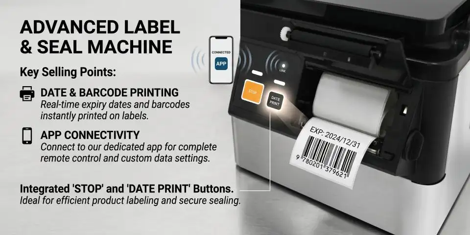Máquina de envasado al vacío de cámara comercial